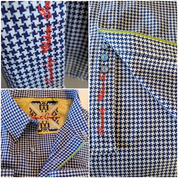Robert Graham HoundsTooth Tailored Fit Dress Shirt - Picture 2 of 4